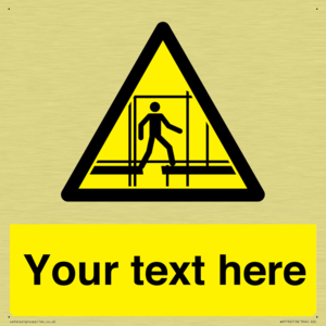 Custom Scaffold Incomplete Sign